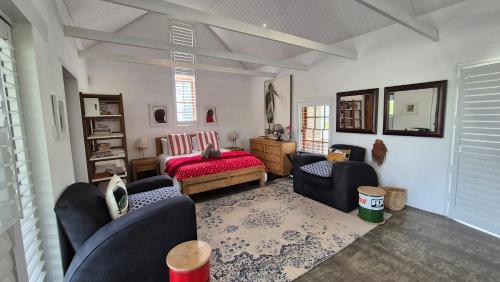 Postel nebo postele na pokoji v ubytování 40 on Longmarket