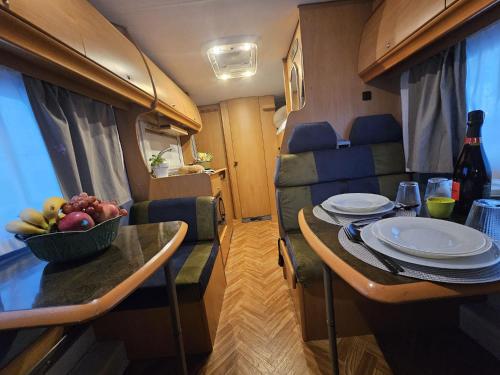 Et opholdsområde på Autocaravana