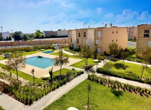 an image of an apartment complex with a swimming pool at L'élégance Taghazout in Taghazout