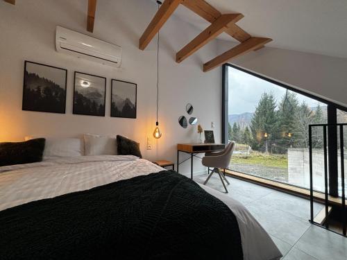 Postel nebo postele na pokoji v ubytování Green Hills