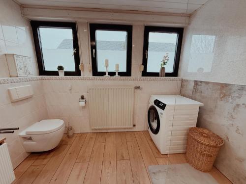 Koupelna v ubytování Ferienwohnung de Flingou