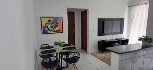 TV a/nebo společenská místnost v ubytování Apartamento - São Luis