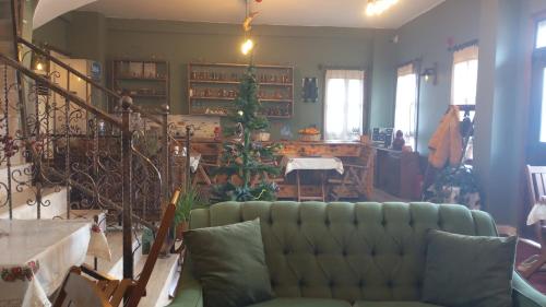 Posezení v ubytování İkiz Konaklar