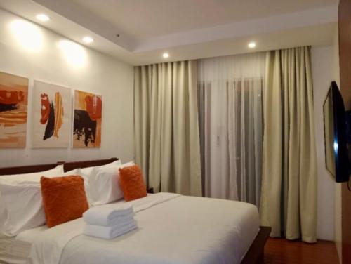 TV a/nebo společenská místnost v ubytování Balay Guti-ay