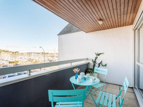 Appartement 3 pièces à La Trinité-sur-Mer avec parking, 4 pers., vue sur port - FR-1-477-99