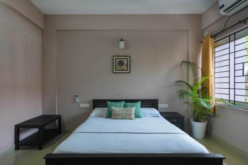 Postel nebo postele na pokoji v ubytování Lilac Homes