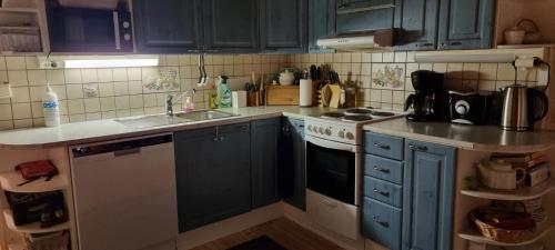 Køkken eller tekøkken på Villa Vantus