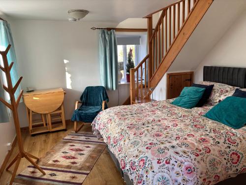 Ένα ή περισσότερα κρεβάτια σε δωμάτιο στο Winkston Holiday Accommodation Peebles