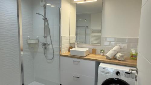 Et badeværelse på Le Mignon - T2 - 4 personnes - Combe Persil