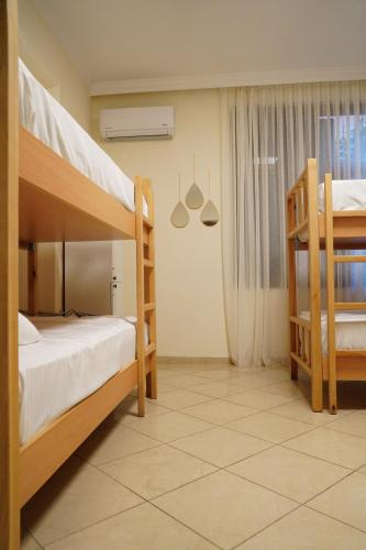 Postel nebo postele na pokoji v ubytování Balkan Hostel