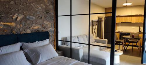 Kuchyň nebo kuchyňský kout v ubytování Quite pocket lake view