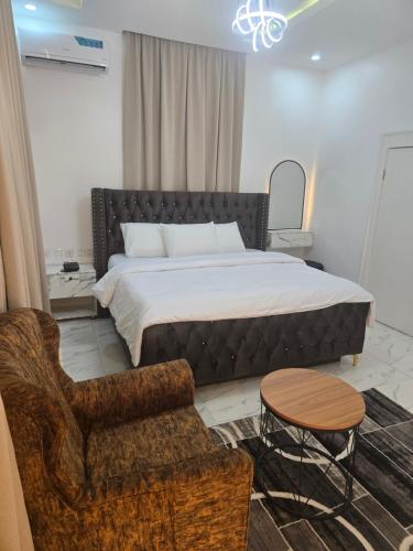 Postel nebo postele na pokoji v ubytování TW-Residence