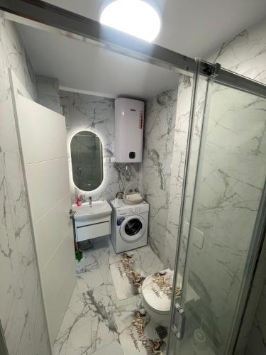 Koupelna v ubytování Triumph residence Bar