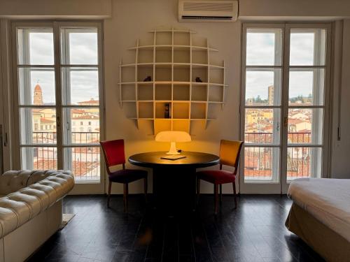 Χώρος καθιστικού στο Terrazza sul Duomo