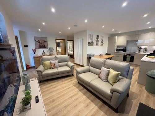 Χώρος καθιστικού στο Woodway Lodge