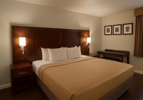 Postel nebo postele na pokoji v ubytování Valley Inn