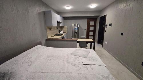 Ένα ή περισσότερα κρεβάτια σε δωμάτιο στο Ocean View Studio