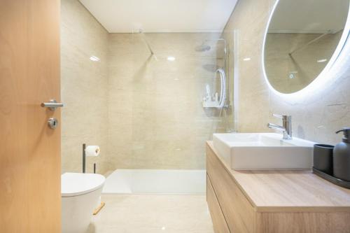 Koupelna v ubytování A Casa da Sara