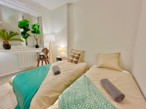 Ένα ή περισσότερα κρεβάτια σε δωμάτιο στο Refuge Douillet - Esprit Alsacien