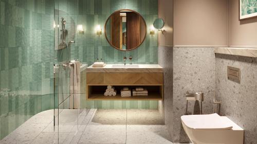 Koupelna v ubytování Holiday Inn New Delhi Mayur Vihar Noida by IHG