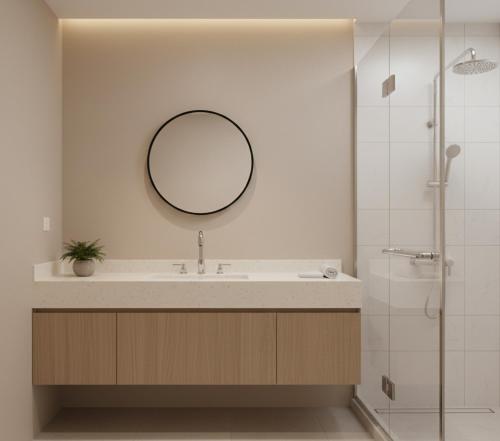 un bagno con lavandino e specchio di Veranda Hotel Ölüdeniz a Fethiye