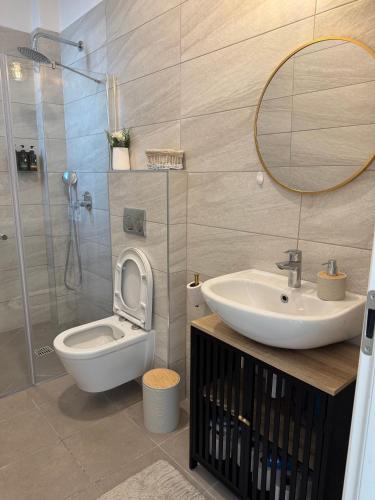 Ένα μπάνιο στο Sunset Home