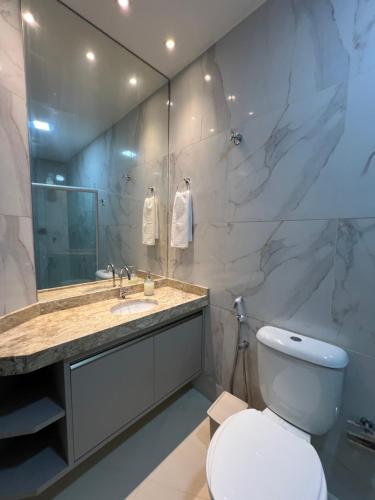 Phòng tắm tại Marauí Guest House