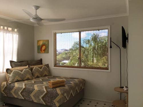 Postel nebo postele na pokoji v ubytování Seahorse