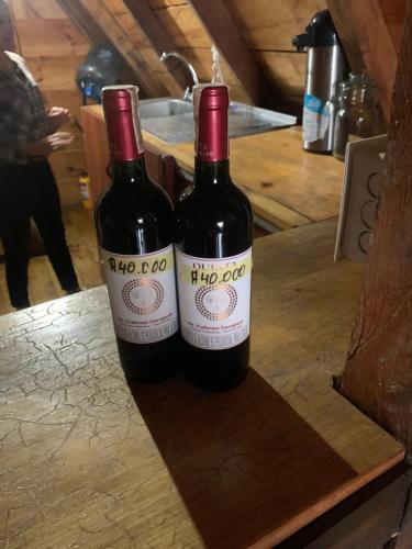 Nápoje v ubytování Cabaña Cumanday