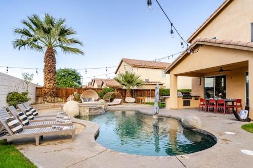Swimmingpoolen hos eller tæt på Villa Next to Coachella Music Festival