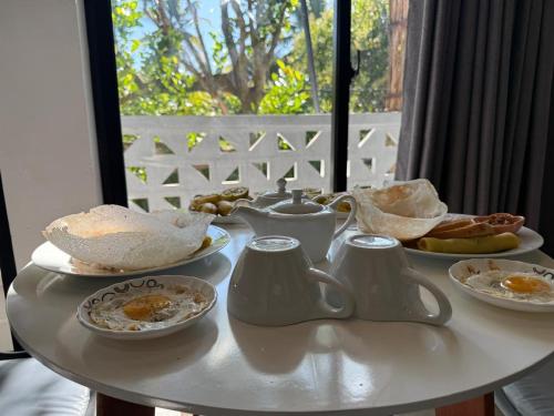 Jídlo v penzionu nebo okolí