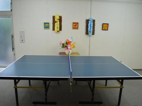 Stolní tenis v ubytování Harazuru Grand Sky Hotel nebo okolí