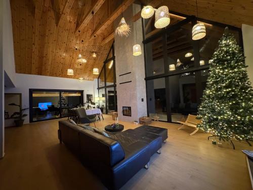 Χώρος καθιστικού στο Chalet M2