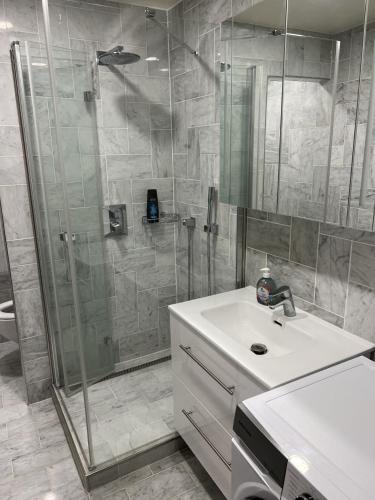 Ένα μπάνιο στο Apartmán Most