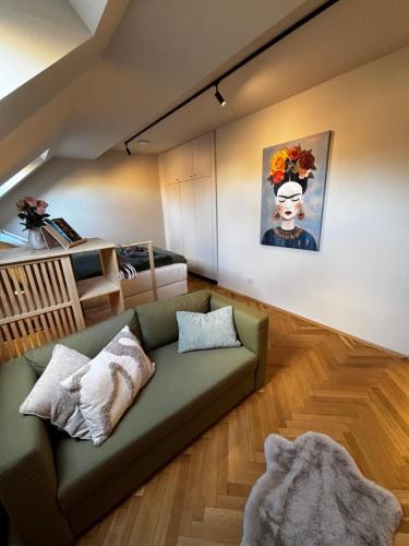 Posezení v ubytování Barcelona Apartment