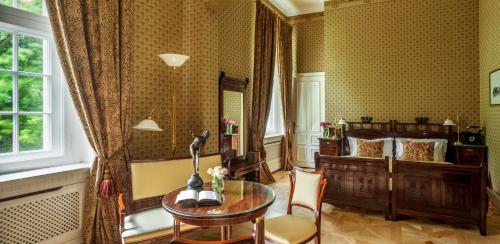 Χώρος καθιστικού στο Pałac Ciekocinko Hotel Resort & Wellness
