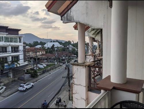 Vue générale sur la montagne ou vue sur la montagne depuis l'appart'hôtel