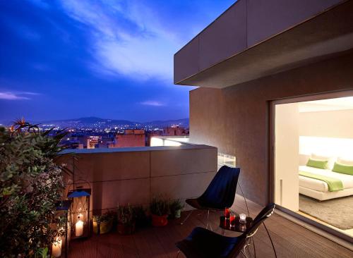 Een balkon of terras bij Hotel Fresh