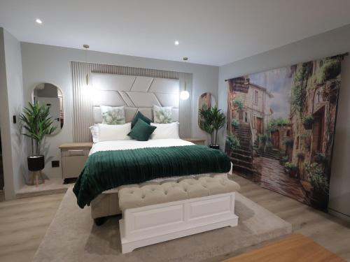 Ένα ή περισσότερα κρεβάτια σε δωμάτιο στο Calypso Sunset