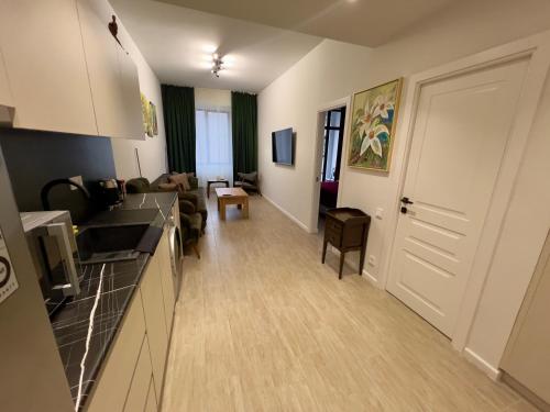 Kuchyň nebo kuchyňský kout v ubytování Apartment 33, Dilijan