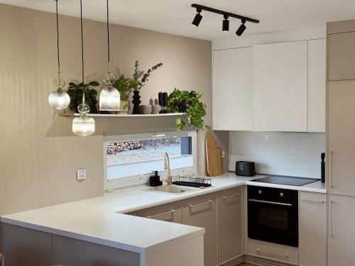 Køkken eller tekøkken på Babiogórski Chill