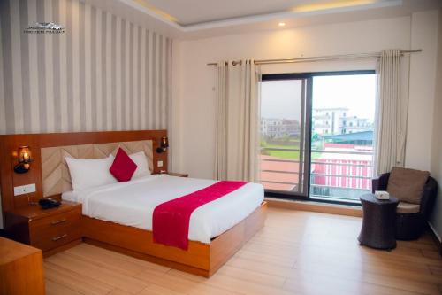 Postel nebo postele na pokoji v ubytování Hotel Hidden Palace