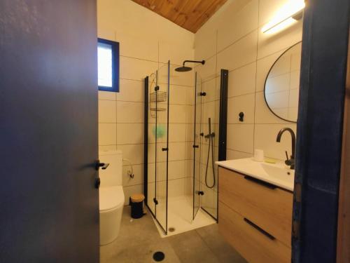 Koupelna v ubytování The Urban Chalet