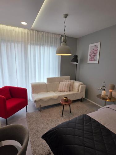 Χώρος καθιστικού στο SO Fribourg City Center with Garden !