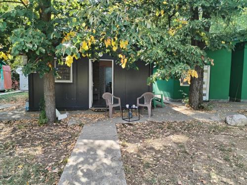 Zahrada ubytování Black House Spa