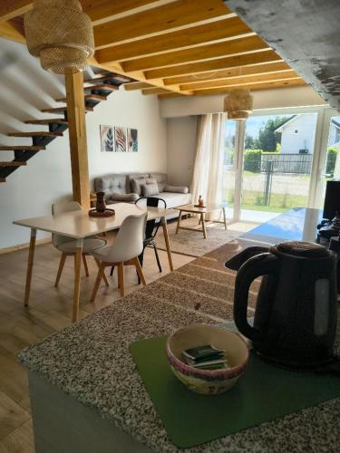 Posezení v ubytování Abra Dina Huapi