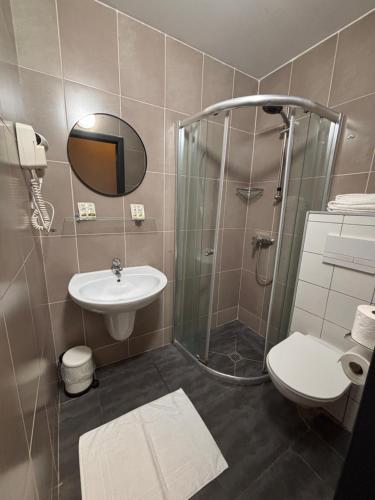 Vannituba majutusasutuses Hotel Aviation