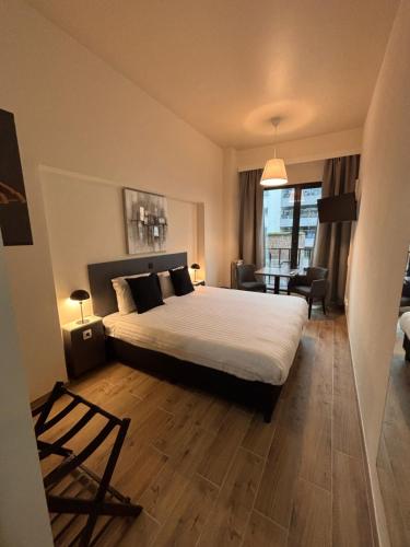 Voodi või voodid majutusasutuse Hotel Aviation toas