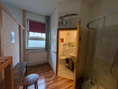 Koupelna v ubytování Isny Zentrum Studio Appartement