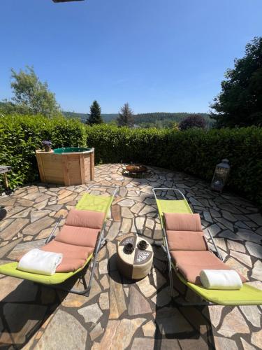 Paisaje cerca de este chalet de montaña